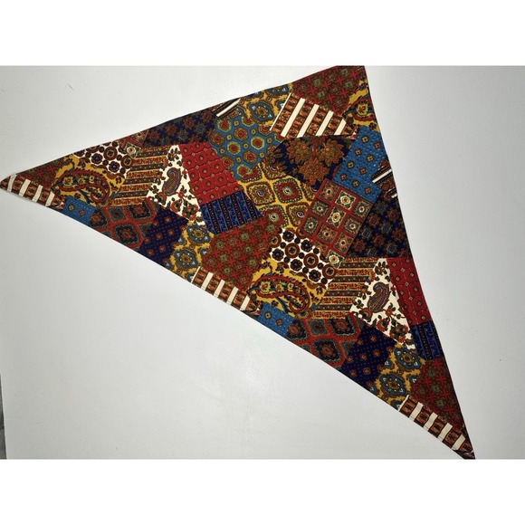 Handmade Full Length Patch Work Look Twill Skirt, Sz: S ? (b9) Festival Boho - Picture 9 of 9